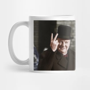 2 fingers Winston Mug